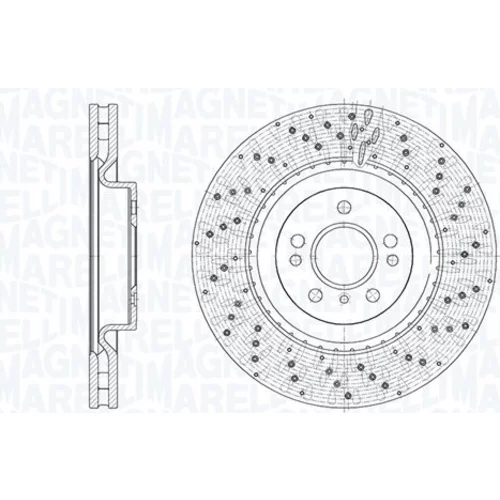 Brzdový kotúč MAGNETI MARELLI 361302040917