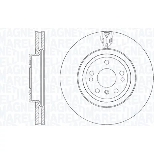 Brzdový kotúč MAGNETI MARELLI 361302040930