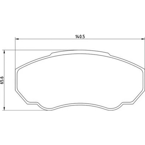 Sada brzdových platničiek kotúčovej brzdy MAGNETI MARELLI 363710201354