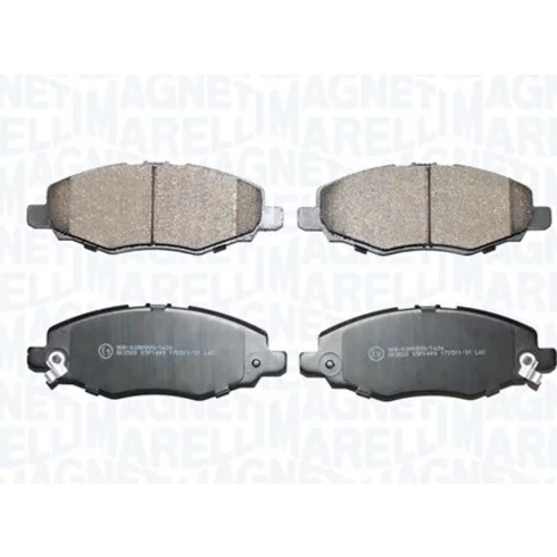 Sada brzdových platničiek kotúčovej brzdy MAGNETI MARELLI 363916061479