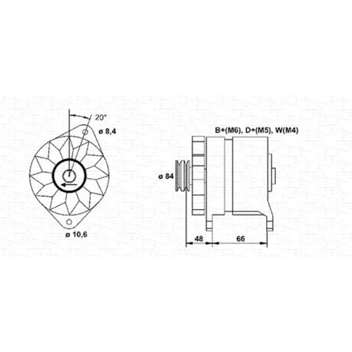Alternátor 943346130010 (MAGNETI MARELLI)
