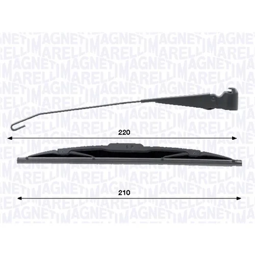 Sada ramienka stierača, čistenie okien MAGNETI MARELLI 000723180445