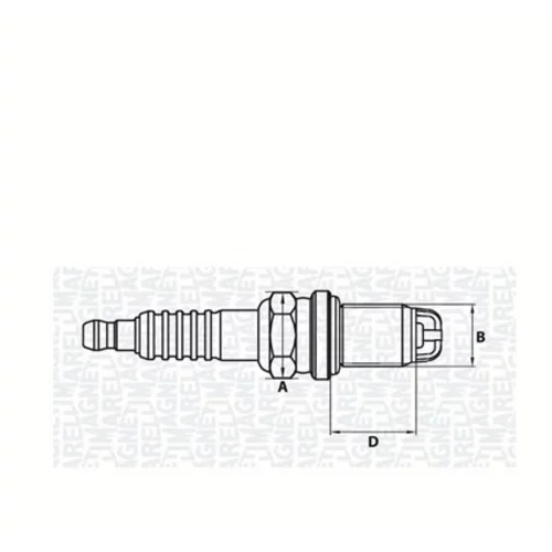 Zapaľovacia sviečka MAGNETI MARELLI 062000772304