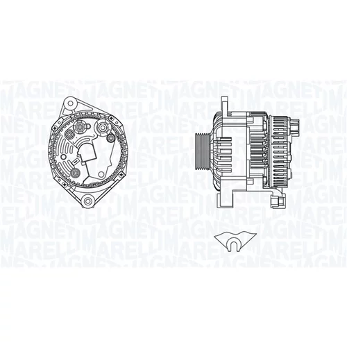 Alternátor MAGNETI MARELLI 063730638010