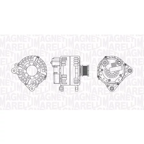Alternátor MAGNETI MARELLI 063731661910