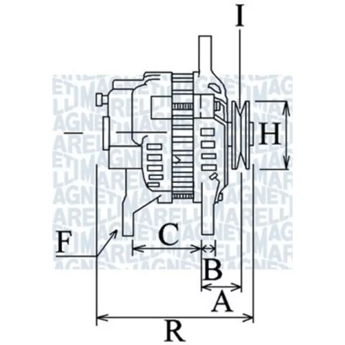 Alternátor MAGNETI MARELLI 063731671010