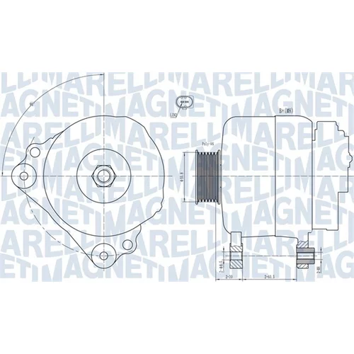 Alternátor MAGNETI MARELLI 063731992010