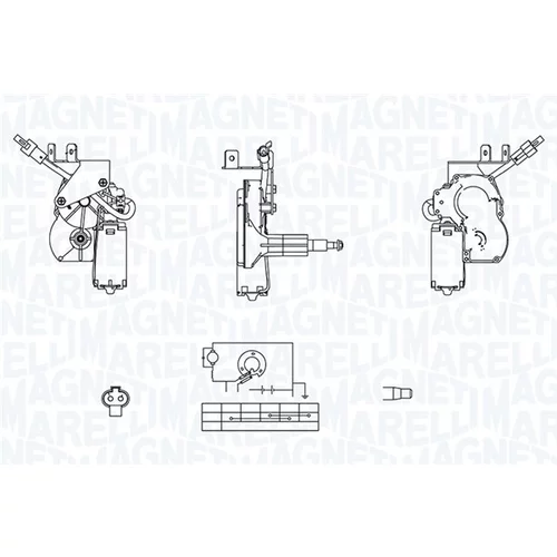 Motor stieračov MAGNETI MARELLI 064060000010
