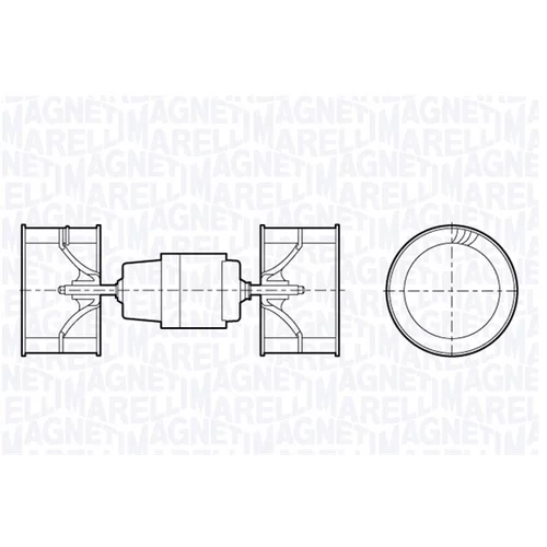 Vnútorný ventilátor MAGNETI MARELLI 069412670010