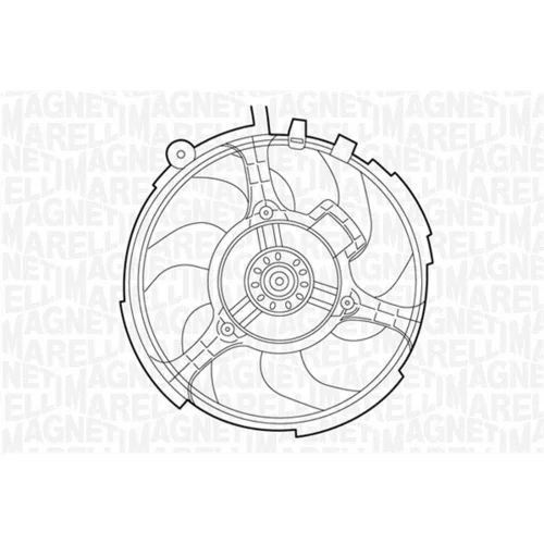 Ventilátor chladenia motora MAGNETI MARELLI 069422030010