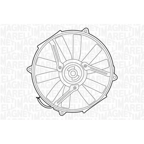 Ventilátor chladenia motora MAGNETI MARELLI 069422232010