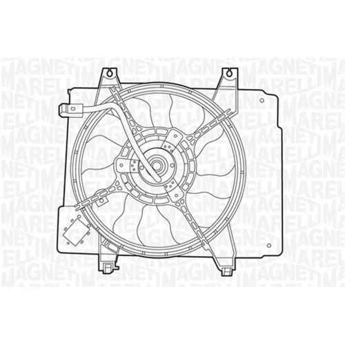 Ventilátor chladenia motora MAGNETI MARELLI 069422323010