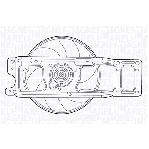 Ventilátor chladenia motora 069422538010 (MAGNETI MARELLI)