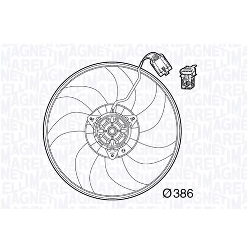 Ventilátor chladenia motora MAGNETI MARELLI 069422571010