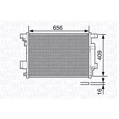 Kondenzátor klimatizácie MAGNETI MARELLI 350203649000