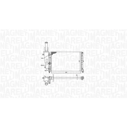 Chladič motora MAGNETI MARELLI 350213171200