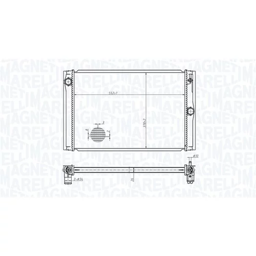 Chladič motora 350213178600 (MAGNETI MARELLI) - obr. 1