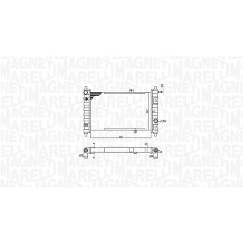 Chladič motora MAGNETI MARELLI 350213188200