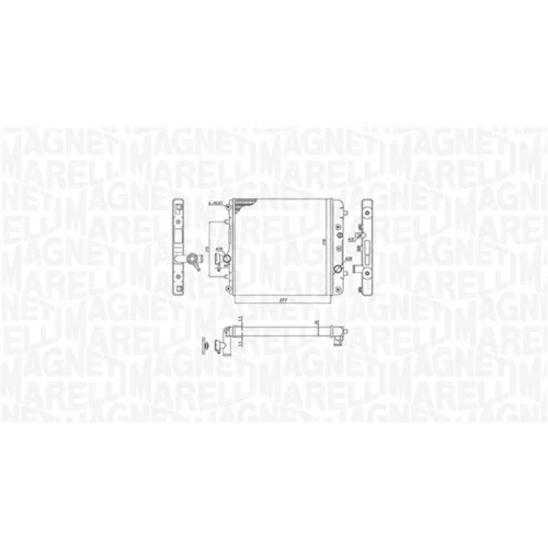 Chladič motora 350213193100 (MAGNETI MARELLI) - obr. 1
