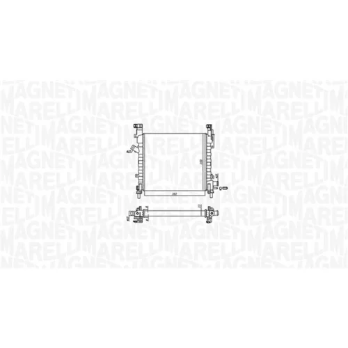 Chladič motora 350213924000 (MAGNETI MARELLI) - obr. 1