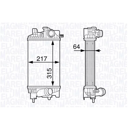 Chladič plniaceho vzduchu MAGNETI MARELLI 351319203010