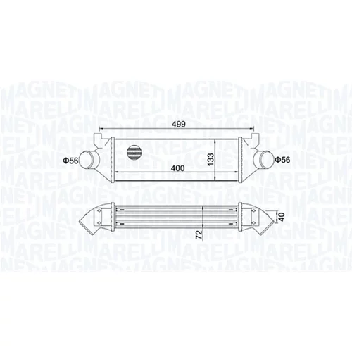 Chladič plniaceho vzduchu MAGNETI MARELLI 351319204960