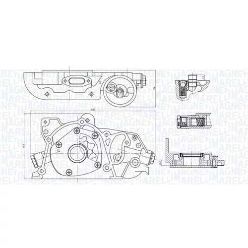 Olejové čerpadlo MAGNETI MARELLI 351516000028