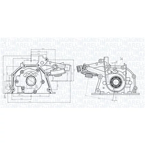 Olejové čerpadlo 351516000046 (MAGNETI MARELLI) - obr. 1