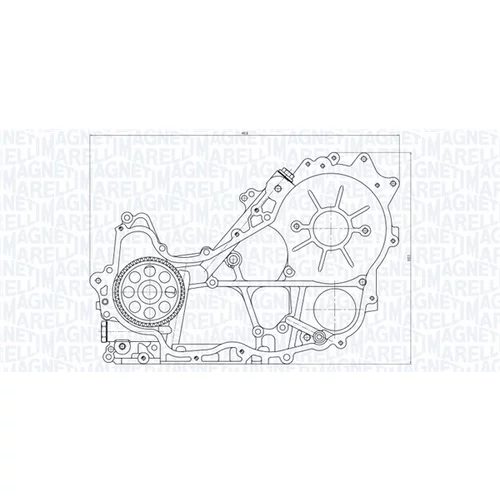 Olejové čerpadlo 351516000118 (MAGNETI MARELLI) - obr. 1