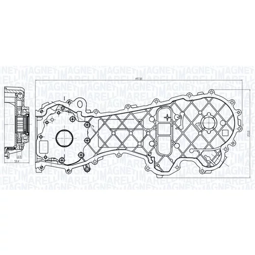 Olejové čerpadlo 351516000139 (MAGNETI MARELLI) - obr. 1