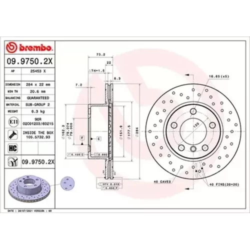 Brzdový kotúč MAGNETI MARELLI 360406174602