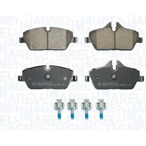 Sada brzdových platničiek kotúčovej brzdy MAGNETI MARELLI 363916061158