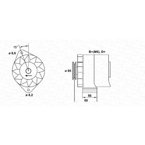 Alternátor 943356731010 (MAGNETI MARELLI)