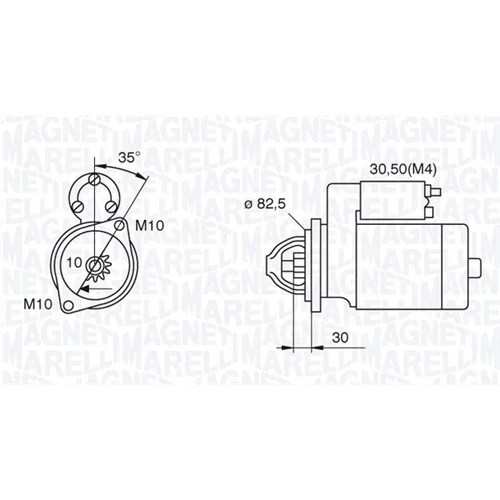 Štartér MAGNETI MARELLI 063521092500