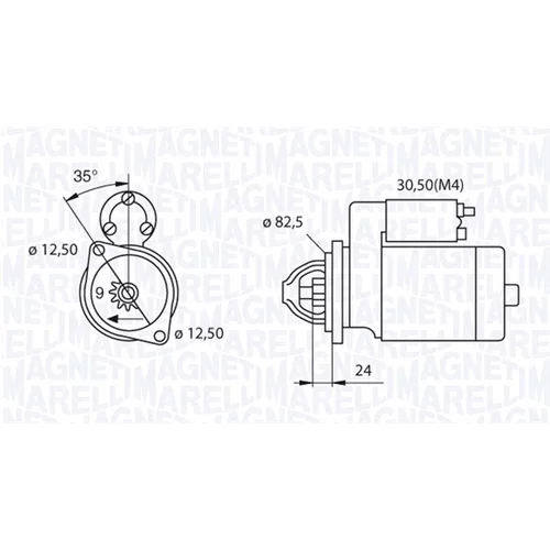 Štartér MAGNETI MARELLI 063521093570
