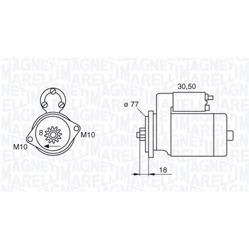 Štartér MAGNETI MARELLI 063522620010