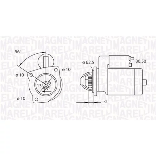 Štartér MAGNETI MARELLI 063523624010