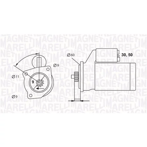 Štartér MAGNETI MARELLI 063523628010