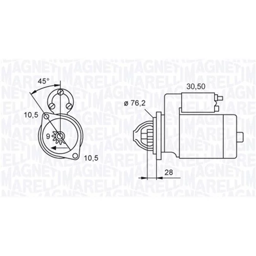 Štartér MAGNETI MARELLI 063720040010
