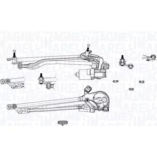 Systém čistenia skiel MAGNETI MARELLI 064351788010