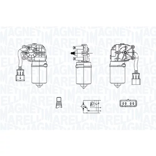 Motor stieračov MAGNETI MARELLI 064375900010
