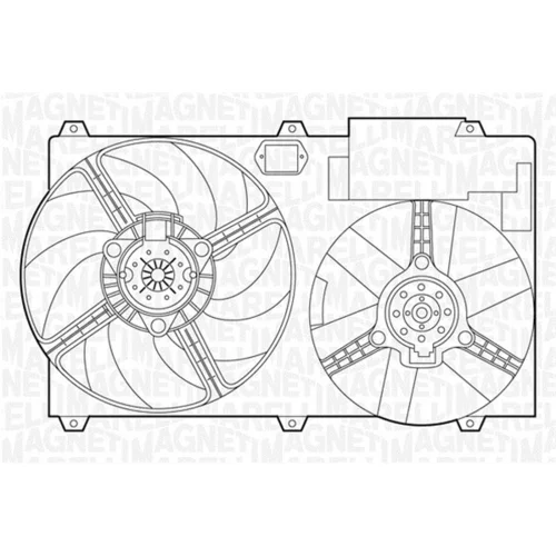 Ventilátor chladenia motora MAGNETI MARELLI 069422302010