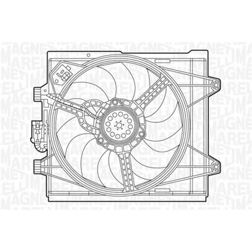 Ventilátor chladenia motora MAGNETI MARELLI 069422451010