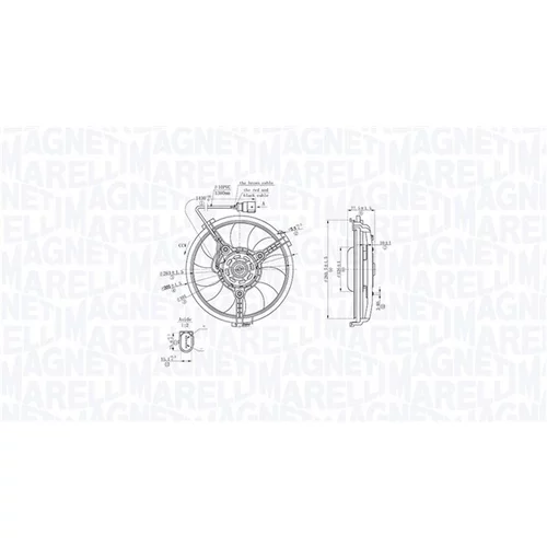 Ventilátor chladenia motora MAGNETI MARELLI 069422881010