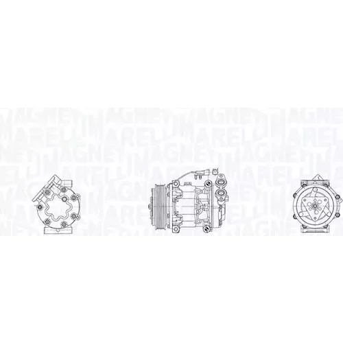 Kompresor klimatizácie MAGNETI MARELLI 350103030009
