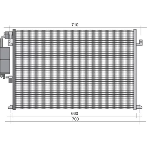 Kondenzátor klimatizácie MAGNETI MARELLI 350203426000
