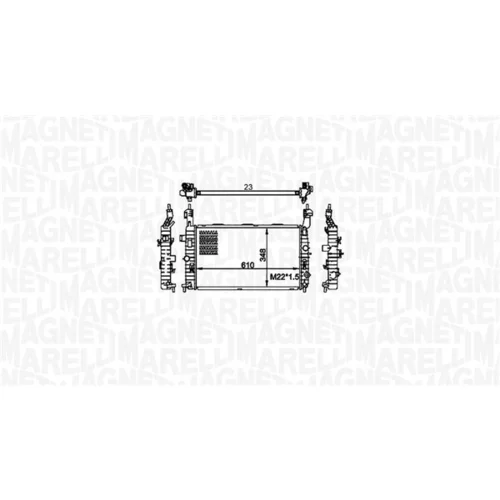 Chladič motora MAGNETI MARELLI 350213155800
