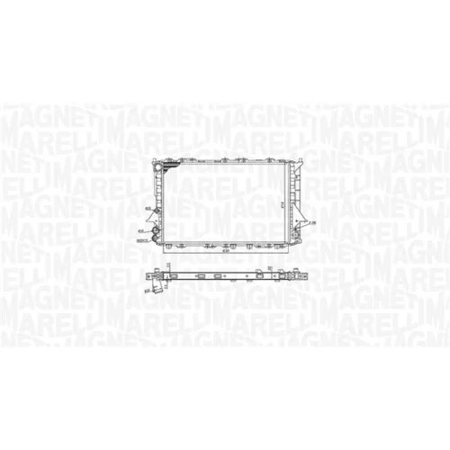 Chladič motora MAGNETI MARELLI 350213189900