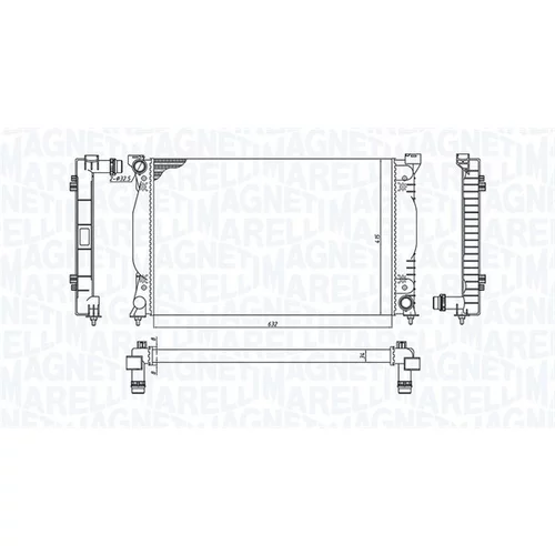 Chladič motora 350213196700 (MAGNETI MARELLI) - obr. 1