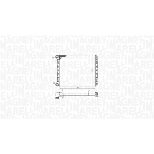 Chladič motora 350213198900 (MAGNETI MARELLI) - obr. 1